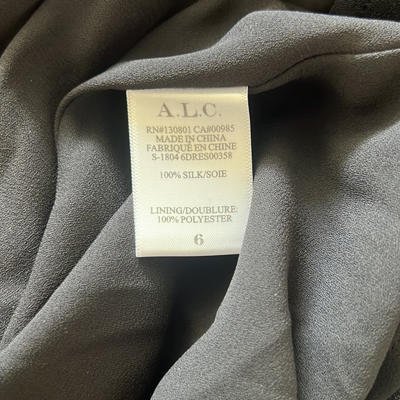 A.L.C. Lucia Floral Print Cold Shoulder Dress - 6 - Picture 5 of 6